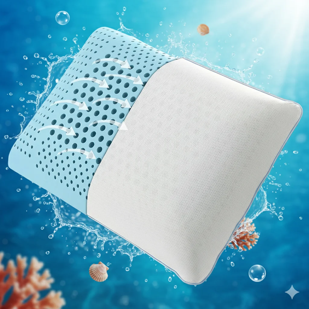 Oreiller Médical Aroma Therapy Océan Puff – Image 2